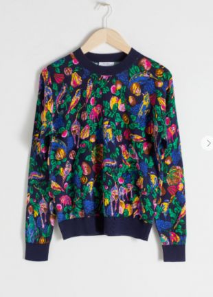 Jungle Cotton Knit Sweater