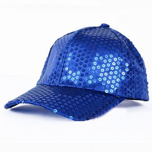 Women Men Kids Shiny Adjustable Sequins Baseball Cap Hat Club Hip Hop Dancer Hat | eBay