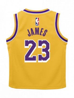 Nike - Nike Los Angeles Lakers Kids LeBron James Icon Replica Jersey