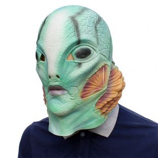 Hellboy Abe Sapien Mask HB Cosplay Helmet Latex BPRD Halloween Costume Prop   | eBay