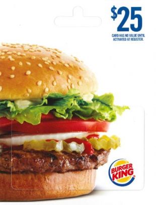 Burger King $25