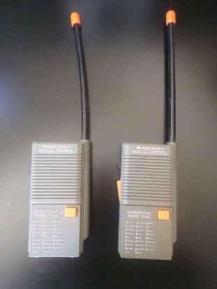 Pair Radio Shack Archer 60 4015 Space Patrol Walkie Talkie Morse Code Vintage  | eBay