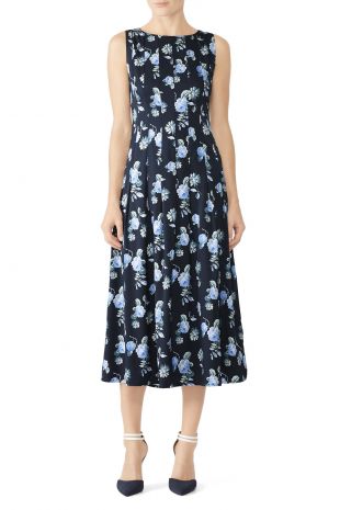 Becken Flowy Pleat Dress