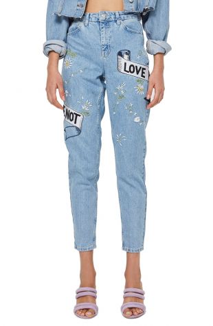 Love Me Bleach Mom Jeans