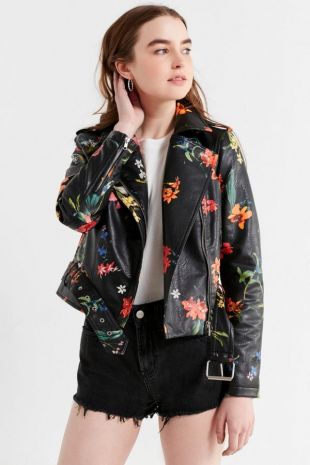 Floral Moto Jacket