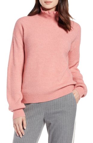 Halogen Ruffle Neck Sweater