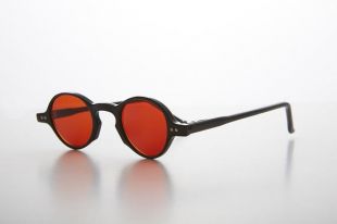Lentille couleur petites lunettes de soleil Vintage ronde   Augie