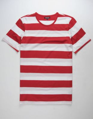ELWOOD Rugby Stripe Mens T-Shirt