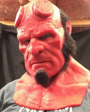 Un enfer d’un silicone garçon masque grande fantaisie et fait sur commande plein cheveux comme indiqué !