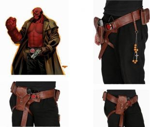 Hellboy Belt Cosplay Costume Props Gun Holster Accessories Movie Halloween Party 879413357243 | eBay