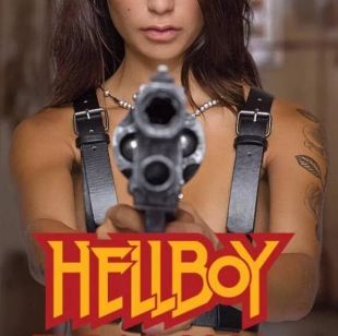 Samaritain de Hellboy énorme Revolver Sideshow taille