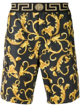 Versace baroque patterned trunks