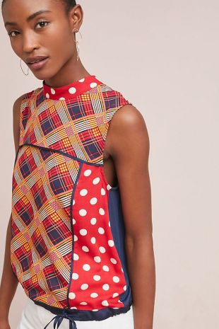 Evelyn Mock Neck Top