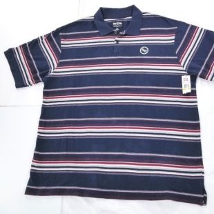 Ecko Polo Shirt Red White & Blue Stripes Size 4XB