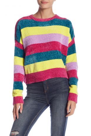 Romeo & Juliet Couture | Multicolored Striped Knit Sweater | Nordstrom Rack