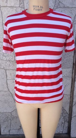 Avalos 1950 ' s Style T   Shirt / / Horizontal Stripe / / 100 % coton / / Elvis Presley / / Rockabilly / / Reproduction