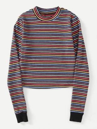 Multi Stripe Tee