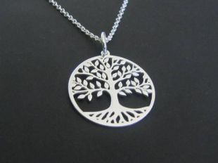 Collier arbre de vie, arbre, argent Sterling collier, pendentif, bijoux, cadeau pour elle