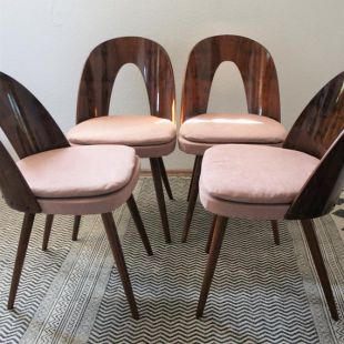 Mid Century Chairs, Antonin Suman, Czechoslovak Dining Chairs from the 1960s