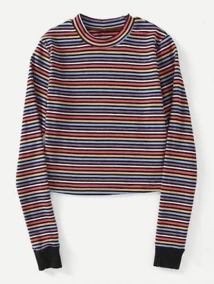 Multi Stripe Tee