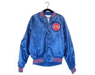 NBA Chalkline Detroit Pistons basketball satin jacket worn by Eminem as  seen in Ass like that music video