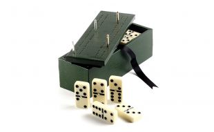 Geoffrey Parker Domino and Cribbage Set
