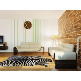 Allotapis Peau de vache imprimée zébre