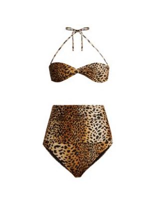 Lyon cheetah print bikini |