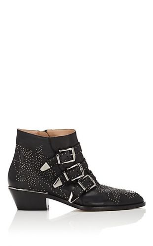 Chloé - Chloé Susanna Leather Ankle Boots