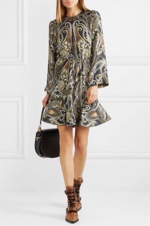 Chloe paisley outlet dress