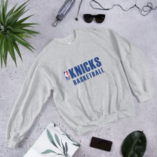 NBA Knicks Basketball Grey Sweater