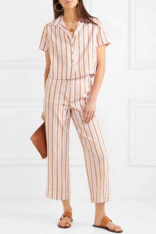 FRAME   Striped jacquard top