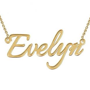Soufeel Collier Prenom Personnalisé avec Pendentif en Or Rose Argent Sterling 925 Bijoux pour Femme Cadeau Fille Anniversaire Marriage Famille