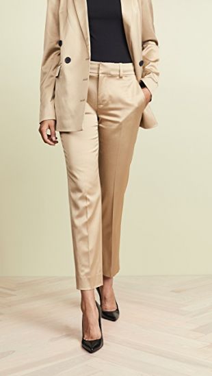 Jason Wu Grey Gold Shine Suiting Pants