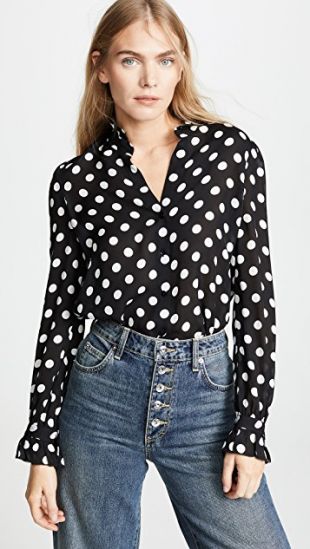 L'Agence Carla Victorian Blouse