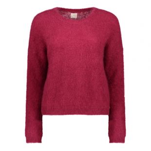 Des petits hauts - Pull Mohair Amboisine Rouge cerise