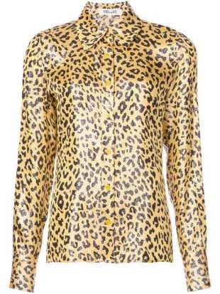 Dvf Diane Von Furstenberg Leopard Print Shirt Farfetch