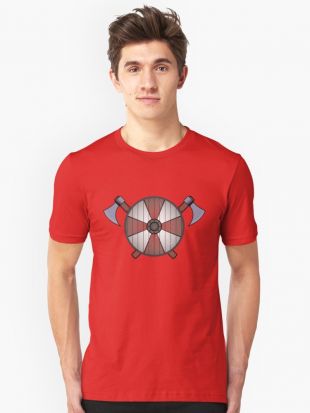 T shirt 'Viking Shield' par Soronelite