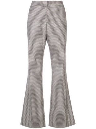 Prabal Gurung Pantalon Évasé à Carreaux