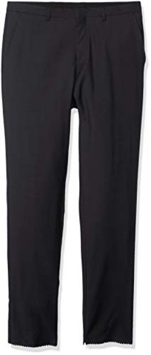 HUGO by Hugo Boss Men's Contemporary Slim Fit Suit Trouser Pant, Black, 30R