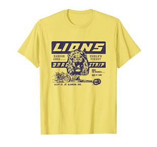 Lions Drag Strip Cars T-Shirt