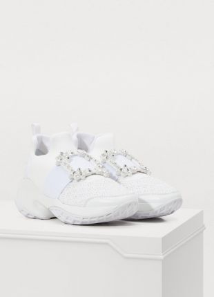 Baskets Viv' Run à boucle en strass