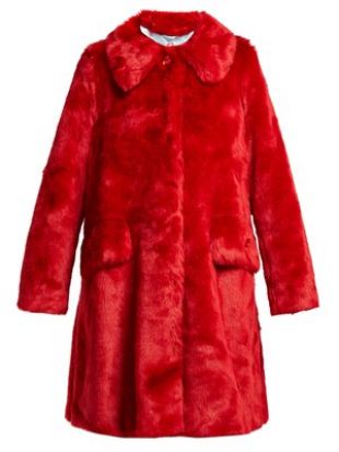 Shrimps Kassidy crystal embellished faux fur coat