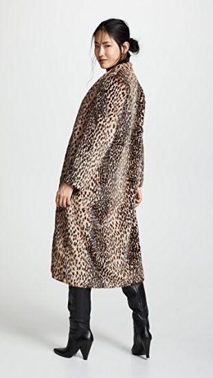 michelle mason leopard coat