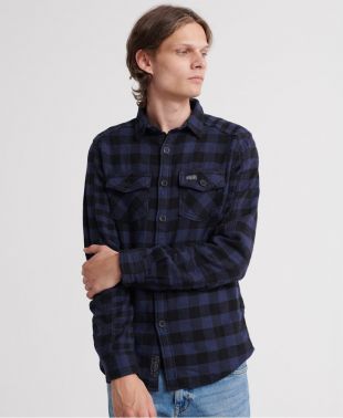 Superdry - Chemise à manches longues Buffalo Flannel  - Chemises pour Homme