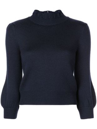 Co - Co Bubble Sleeves Knit Sweater