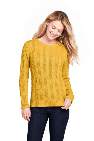 lands end cable knit sweater