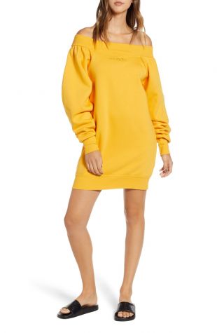 Blouson Bardot Sweatshirt Dress
