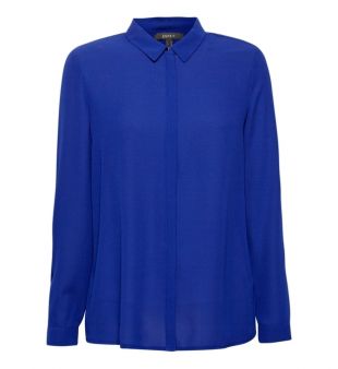 Chemise manches longues unie voile