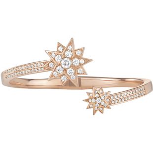 Manchette Édition Limitée, blanc, plaqué or rose par